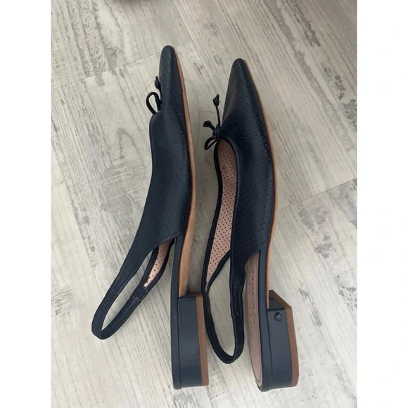 Kate Spade Blue Leather Flats - Picture 4 of 4